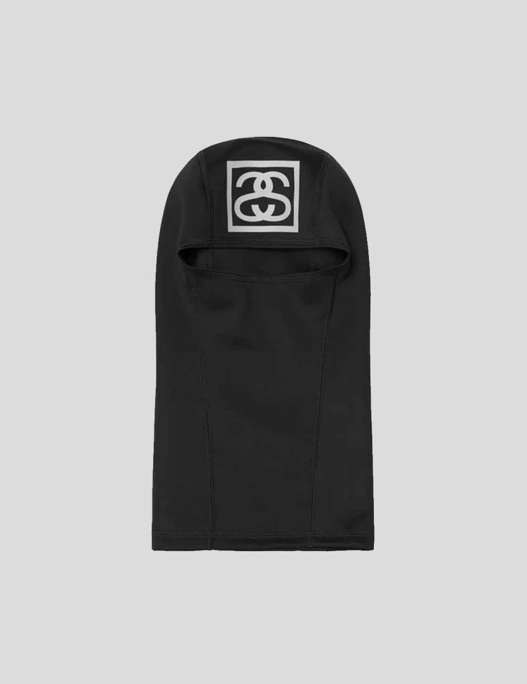STUSSY cap ss link balaclava nero